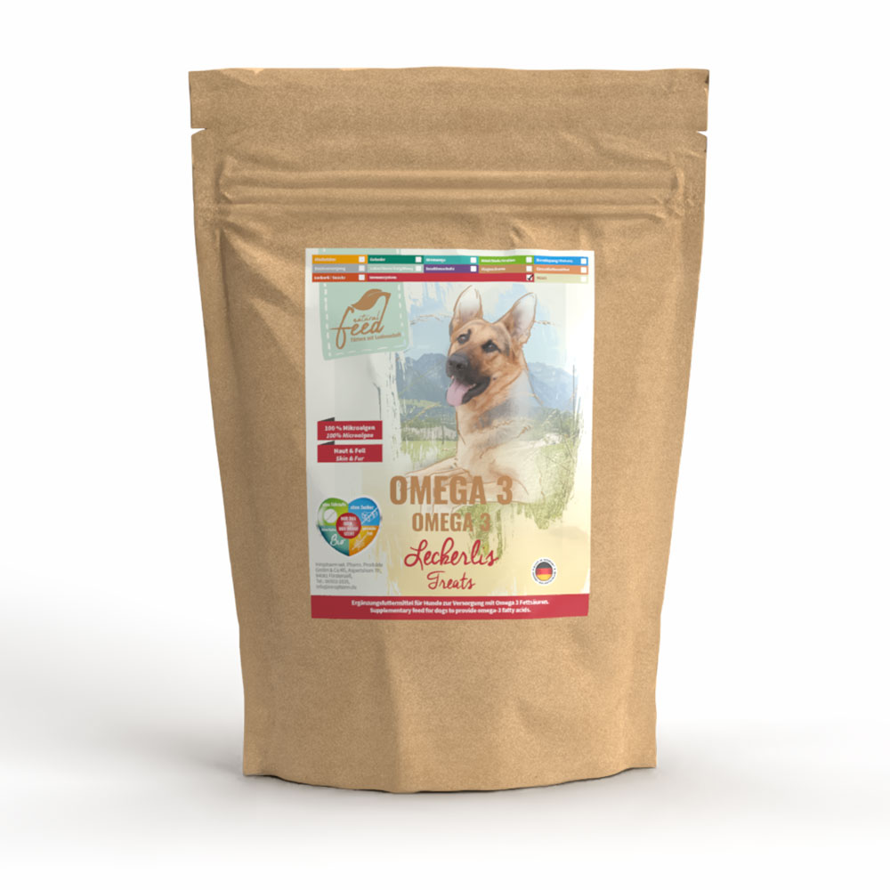 Omega 3 Leckerlis für Hunde 