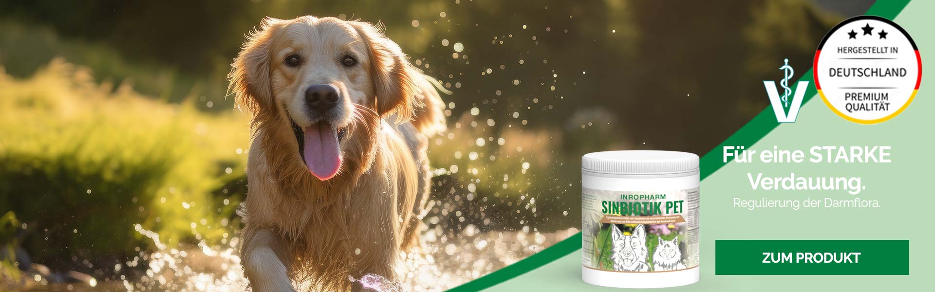 SINBIOTIK PET – Für eine STARKE Verdauung. Regulierung der Darmflora.